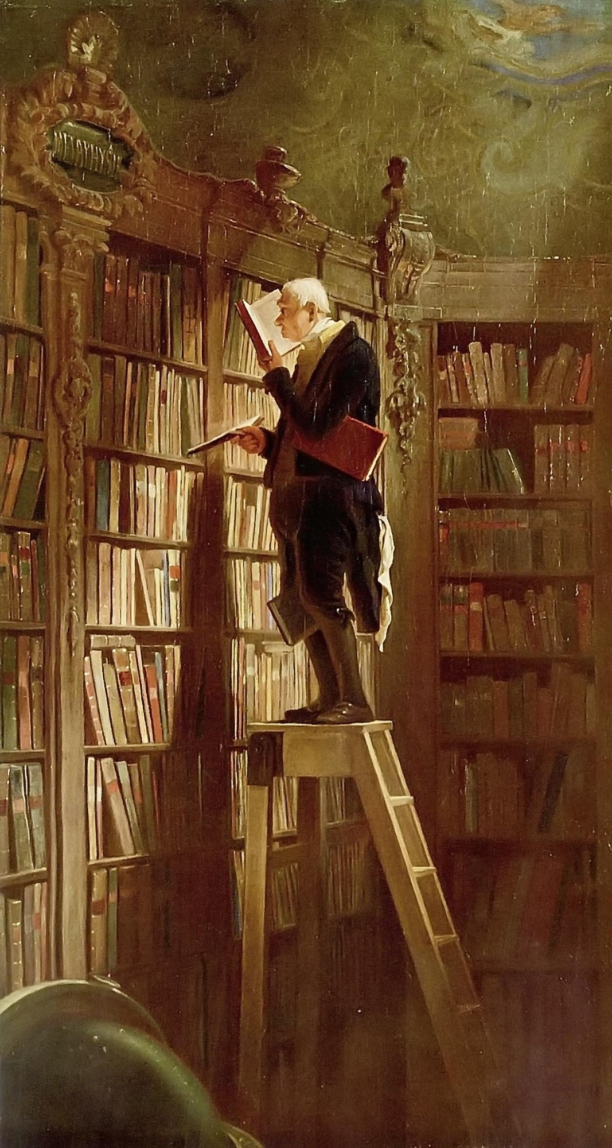 Carl Spitzweg - "The Bookworm"