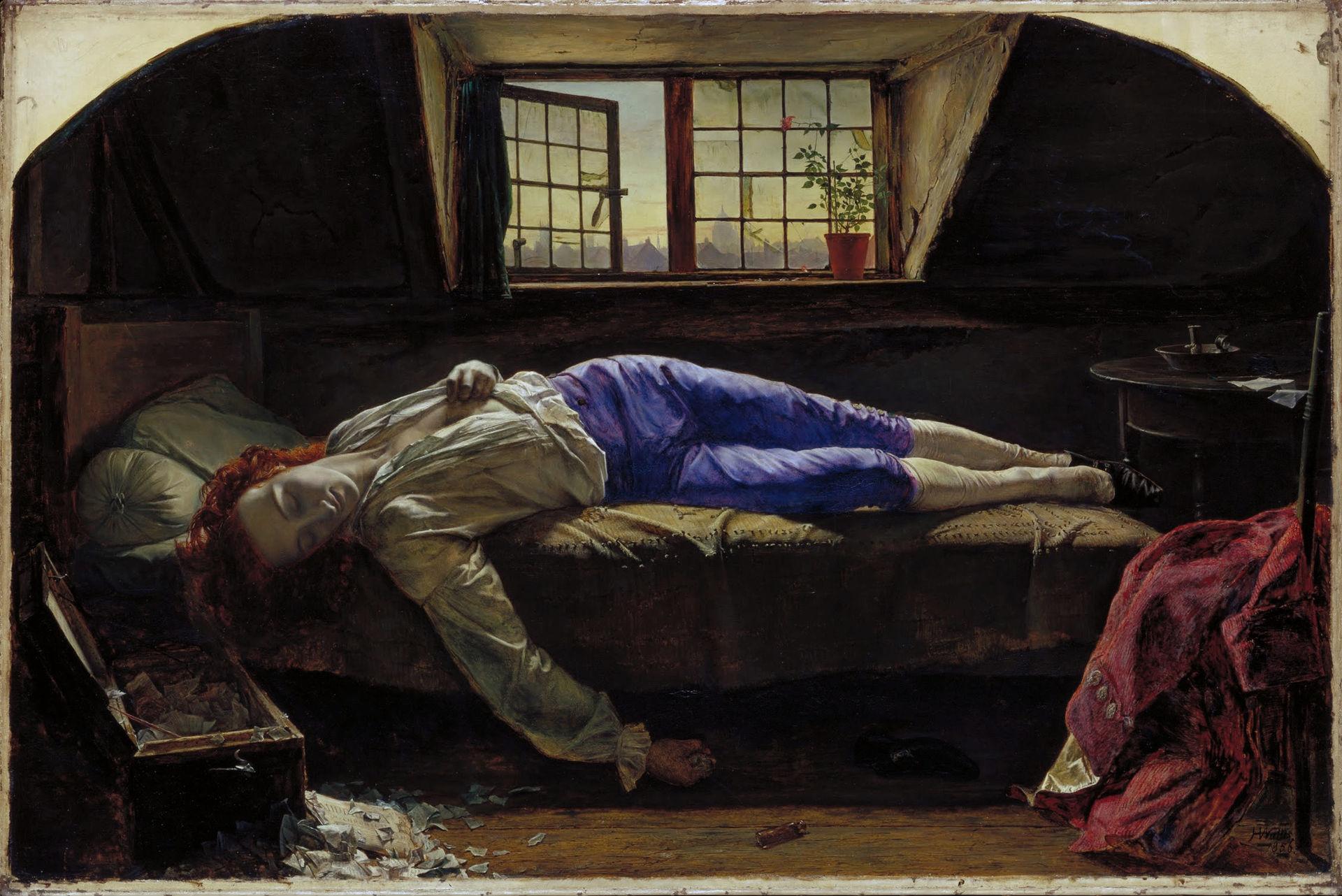 The Death of Chatterton by Henry Wallis, Tate version